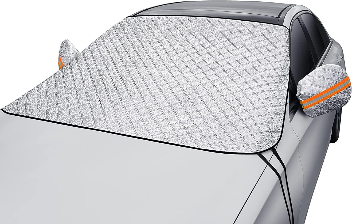 Extrem Dicke, Schützende Auto-windschutzscheibenabdeckung: Beständig Gegen Schnee, Eis, Sonne, Staub, Uv-strahlung Und Wasser. Ideal Für Pkw Und Suvs, Ganzjährig, Sommer Wie Winter.