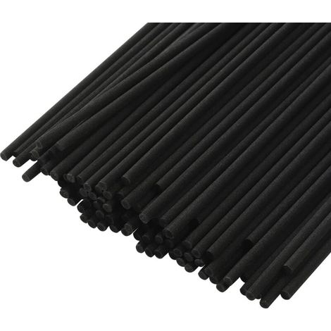 Duftdiffusor-stäbchen, 250 Stück, Faser-aromadiffusor-stäbchen Für Ätherische Öle Für Zuhause, Büro Und Hotel-spas, 25 Cm X 3 Mm, Schwarz.