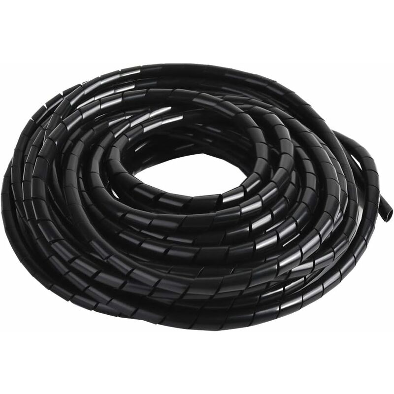 Spiralkabelschutzschlauch, 12 M Lang, Flexibel Und Universell Einsetzbar Für Elektrokabel. Ideal Zum Ordnen Und Verstecken Von Kabeln, Diy-kabelschutz Für Zuhause, Büro, Tv Und Pc. Durchmesser: 8 Mm.