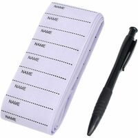 Gewebte Kleidungsetiketten, 200 Blatt, Namensbänder, Individuelle Bügeletiketten, Bügeletiketten Für Kleidung, Namensetikettenstreifen Für Schulen.
