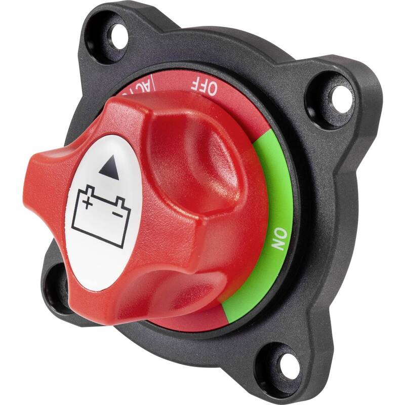 [gebraucht] B-ware Tru Kfz-batterieschalter 50 V/dc 300 A Ip68, 1 X Aus/ein Rastend