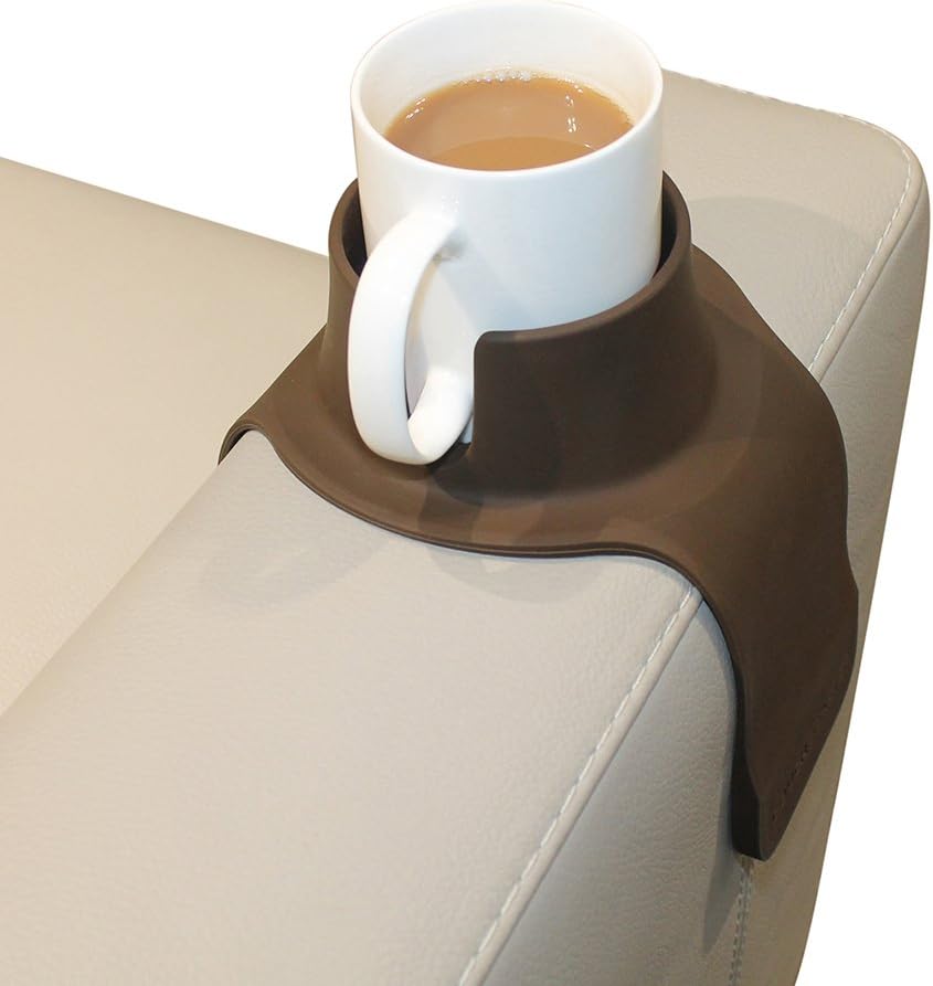 Der Perfekte Becherhalter Für Ihr Sofa, In Kaffeefarbe