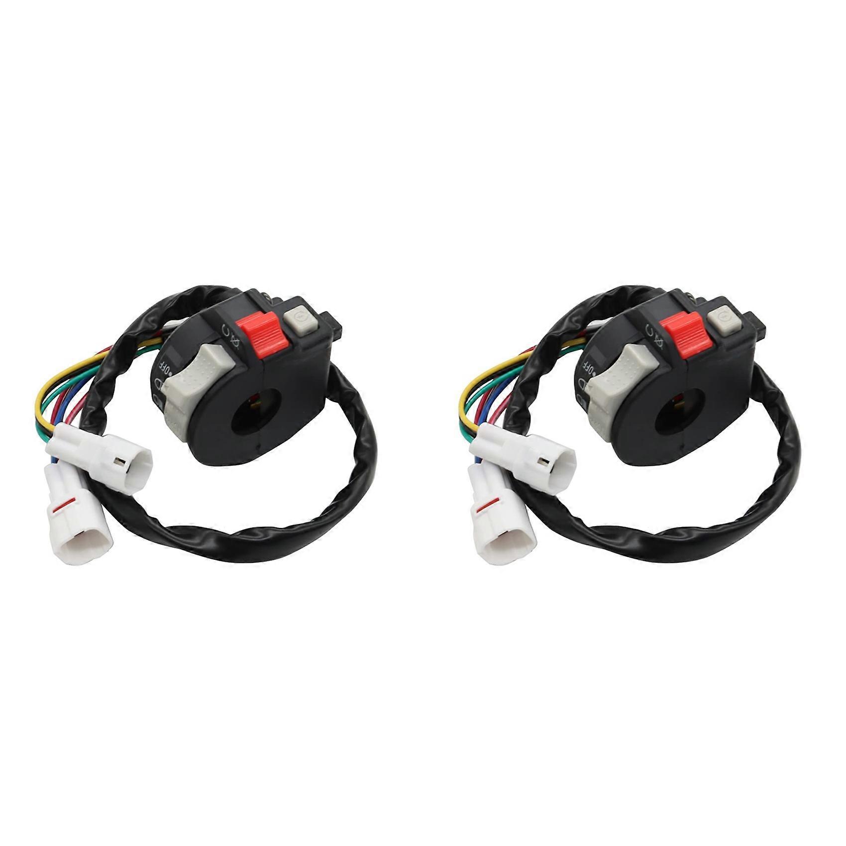 2x 1s3-83973-11-00 Linker Lenkerschalter Für Motorstart Und Scheinwerfer Für Yamaha Atv Raptor 700 Yfm 700 Yfz450r
