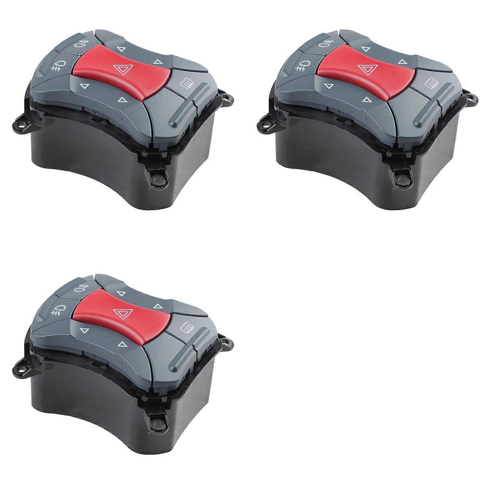 3x Warnblinker-schalterknopf Für Fiat Tobao 2000-2005 735297542 Lhd