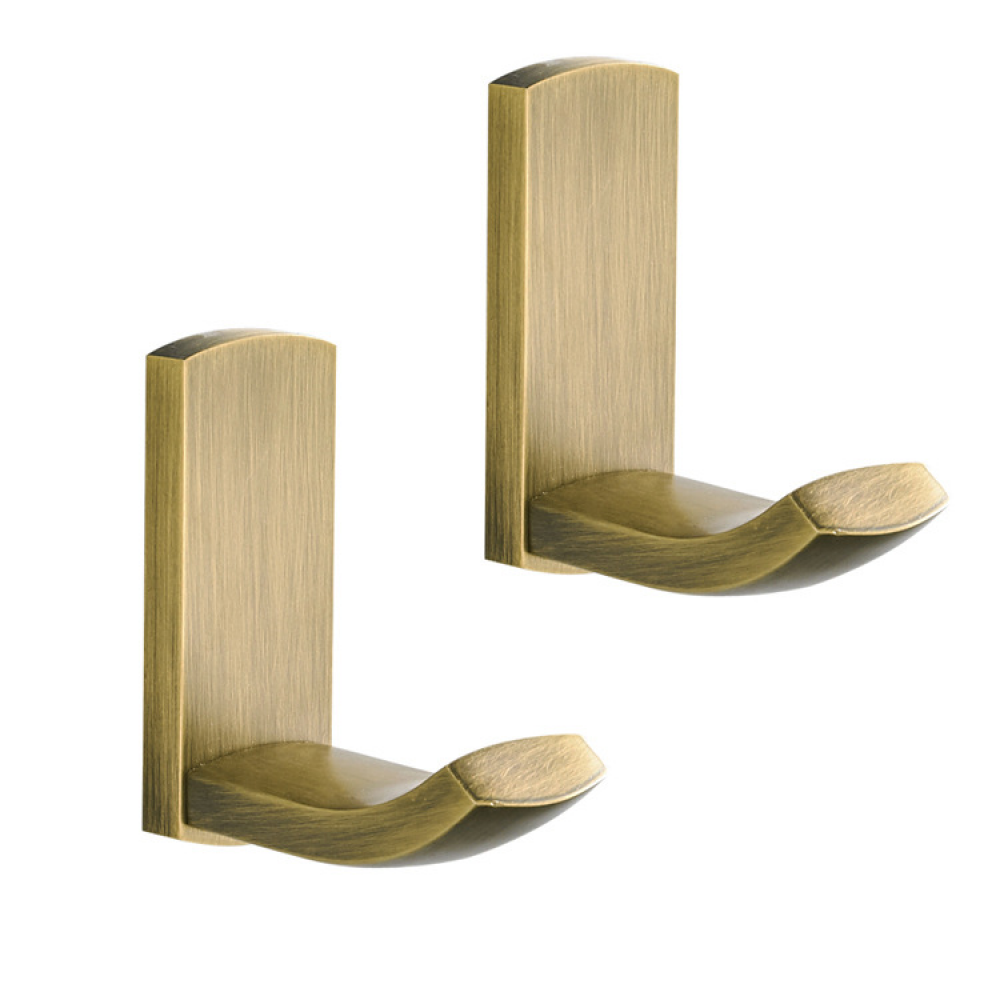 Antiker Handtuchhaken Aus Messing, Wandhaken Fürs Badezimmer, Haken Im Vintage-stil, 2er-set