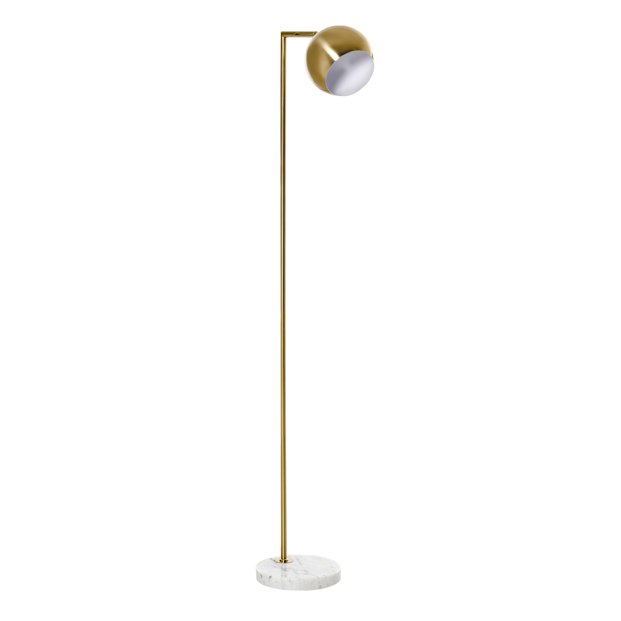 Moderne Stehlampe Mit Verstellbarem Lampenschirm Im Vintage-stil, Kompatibel Mit E27 40w - Gold