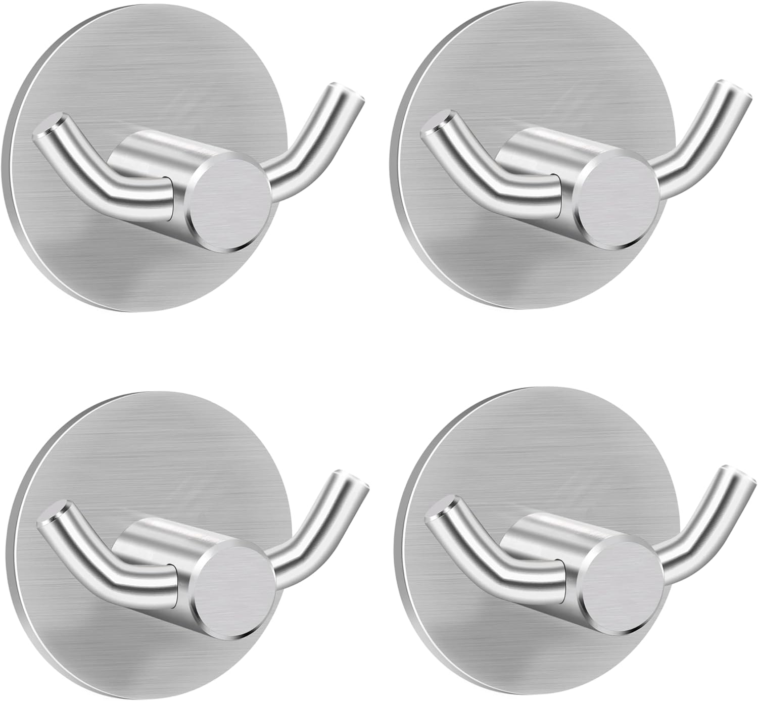 Handtuchhaken, 4er-set, Selbstklebende Wandhaken Aus Edelstahl 304