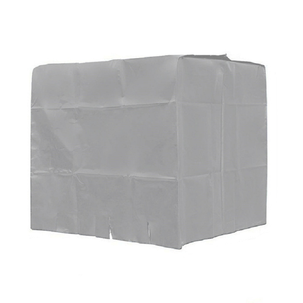 Schutzhülle Aus Silbernem Ibc-container (120 X 100 X 116 Cm) Für Einen 1000-ml-regenwassertank