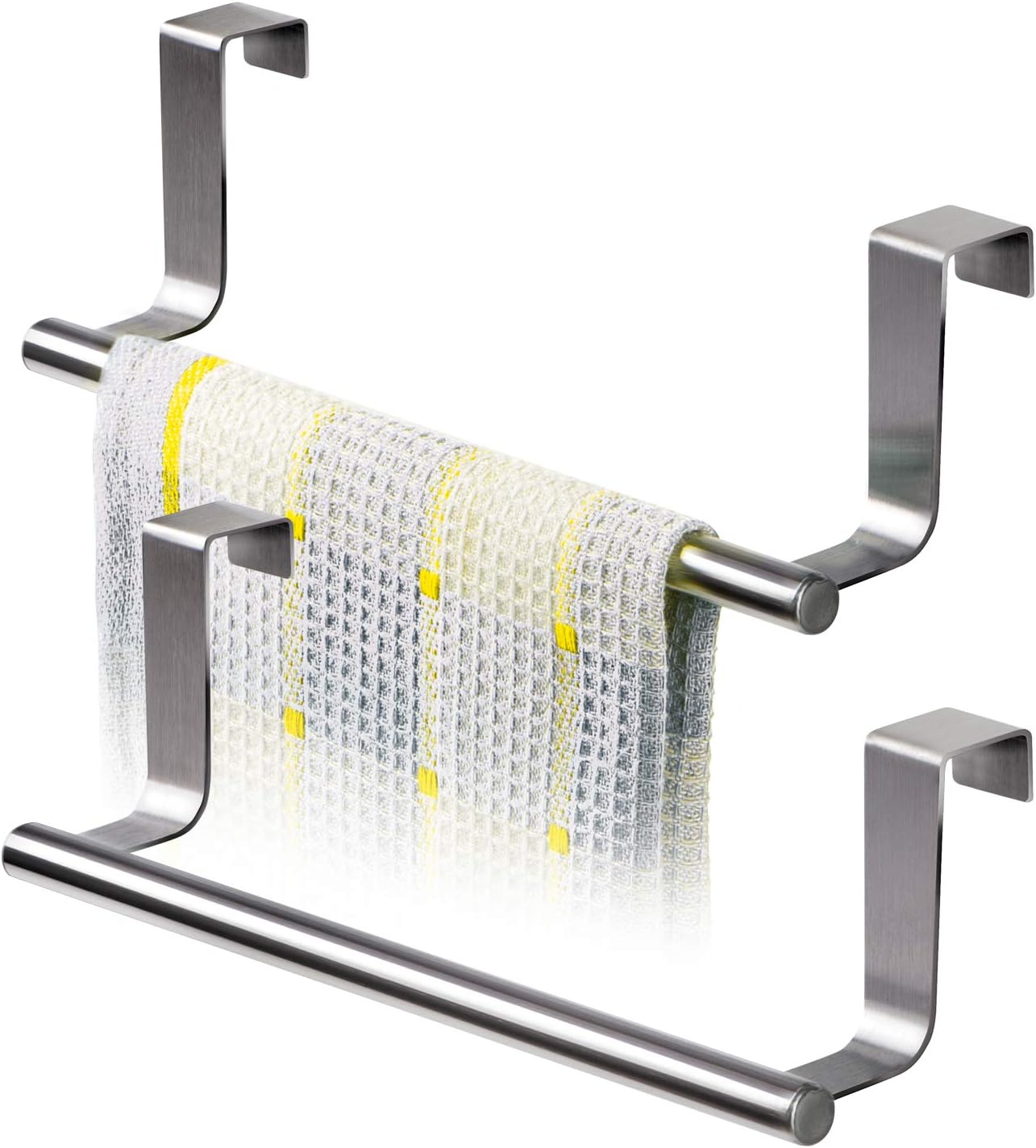 Set Mit 2 Horizon-türhandtuchhaltern, Edelstahlstange