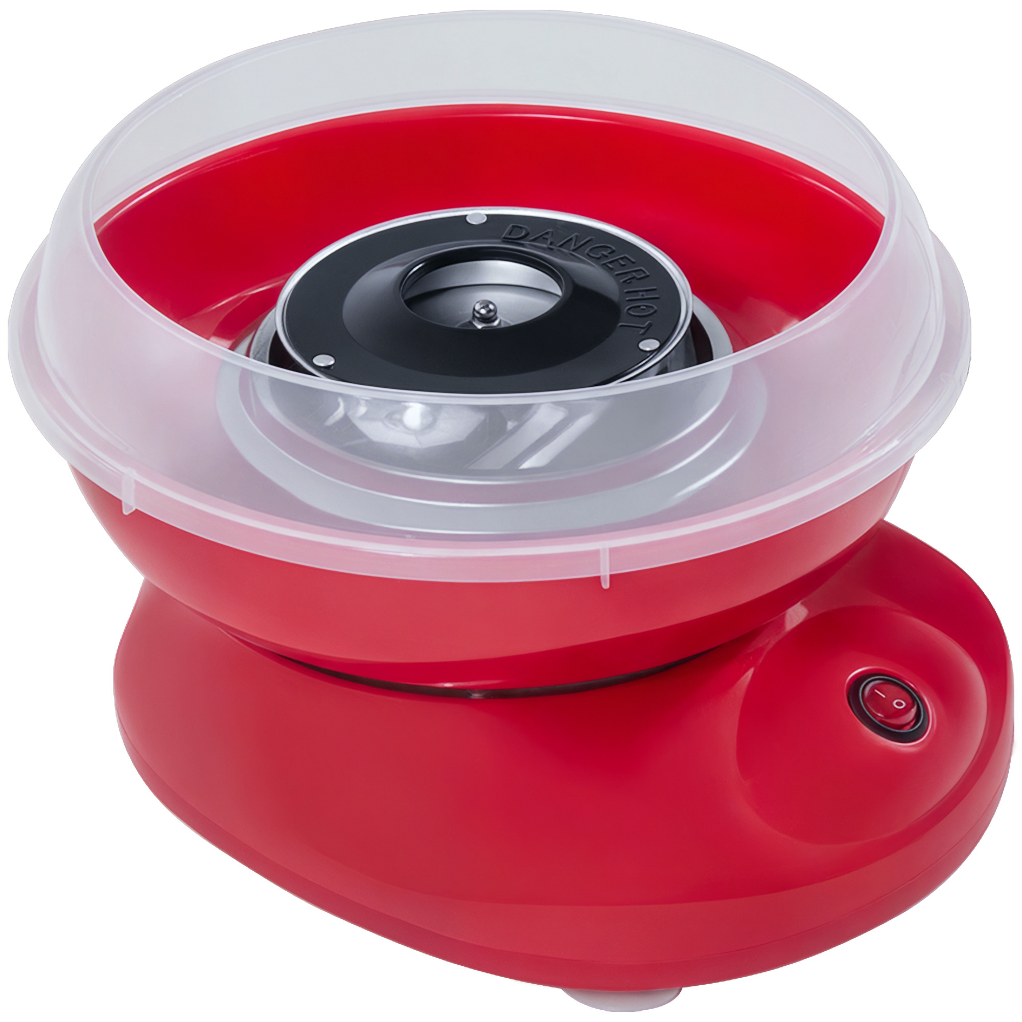 Zuckerwattemaschine Für Den Heimgebrauch, Polypropylen, Edelstahl Und Aluminium, 450–550 W, 27 X 26 X 18 Cm, Rot