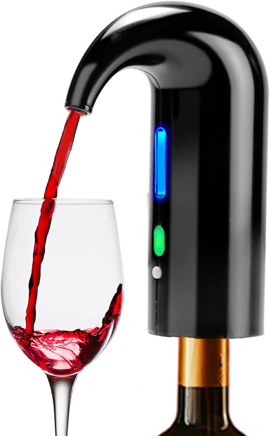Elektrischer Weinaerator (schwarz), Tragbarer Weindekanter Mit Ein-knopf-steuerung