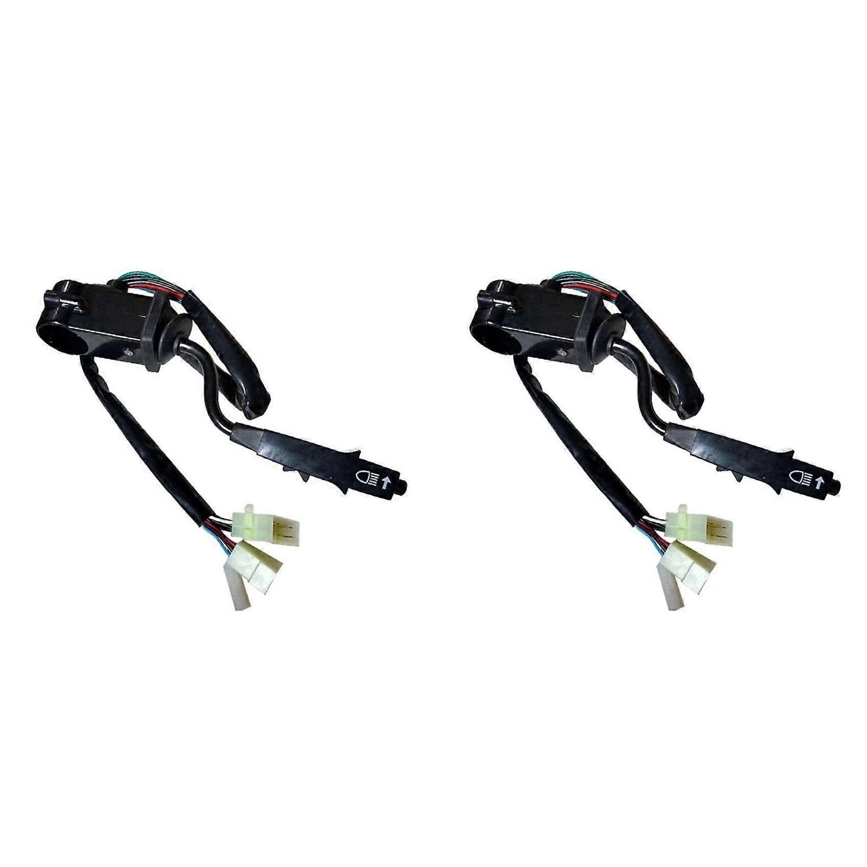 2x Lenkradschalter Mit Blinker Und Hupe Für Mercedes-benz Lkw 0045458124 Lhd