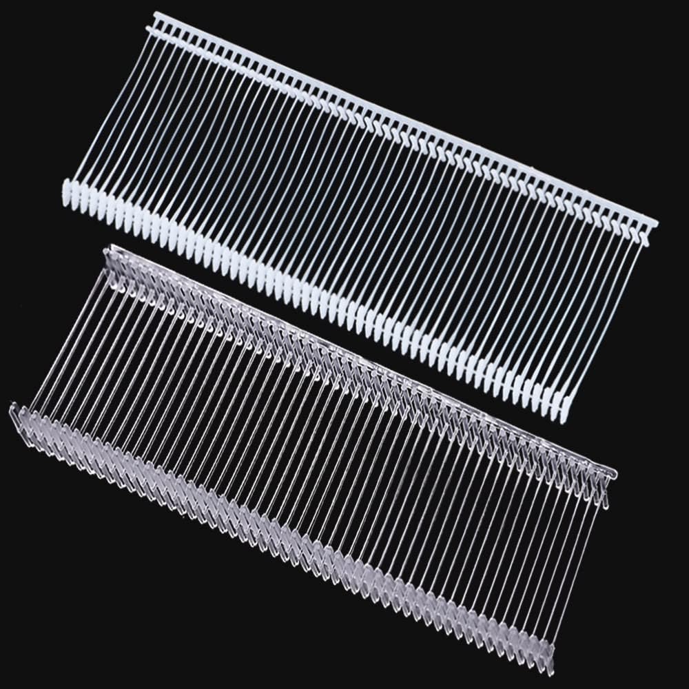 Packung Mit 10.000 Standard-etikettenclips (5 Cm) – Kunststoff – Preisschilder – Etiketten Für Kleidung – Weiß