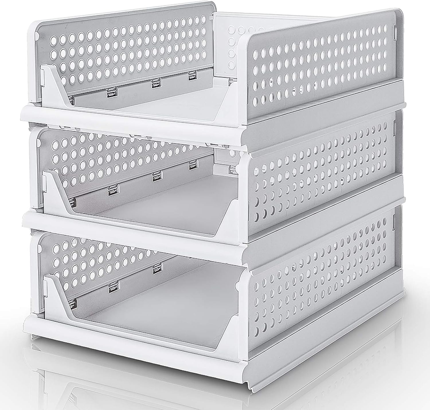 Set Mit 3 Schubladenorganisatoren, T-shirt-organizer, Kleiderschrank-organizer