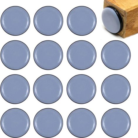 Klebende Teflon-gleiter, Möbelgleiter, Teflon-möbelschutz, Selbstklebende Teflon-klebe-möbelgleiter, 25 Mm, Runde Gleiter, 20 Stück, Für Stuhl, Sofa, Schreibtisch, Tisch