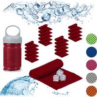 Kühlendes Mikrofaser-nackenhandtuch – 20er-pack, 90 X 30 Cm, Ideal Für Sport Und Yoga, Inklusive Aufbewahrungsbox – Kzq
