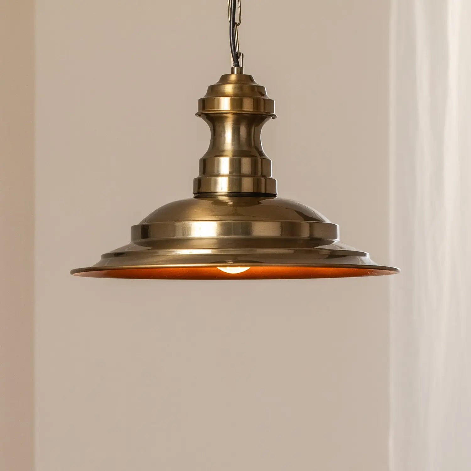[gebraucht] B-ware Hängeleuchte Pendelleuchte Sivani Leuchte Gold Antik Metall Esszimmer Wohnzimmer