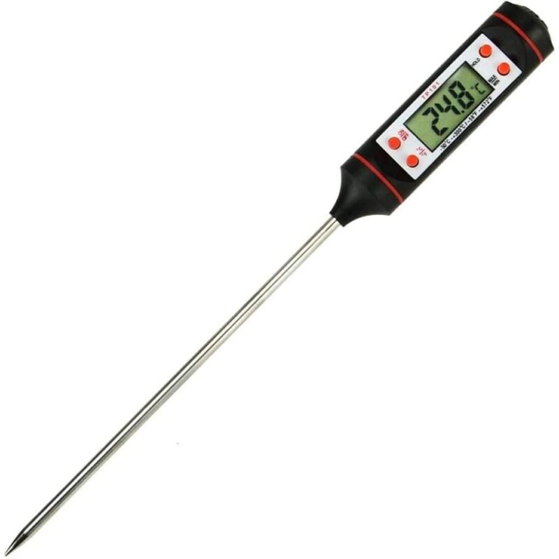Küchenthermometer Zum Kochen Von Fleisch, Grillen, Sonde, Braten, Bbq, Räuchern, Frittieren, Lebensmittelutensilien, Steak, Fleisch, Braten, Dessert, Schokoladen-gebäck, Bad, Milch, Elektronisch, °c/°