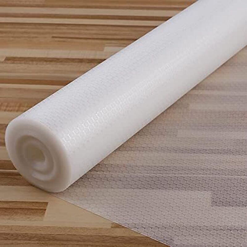 Küchenschubladenschutz, Eva Anti-rutsch Schubladenmatte, Kühlschrank Kunststoffmatte, Wasserdichte Spülbeckeneinlage, Tischschutzmatte Für Schrank, Regale, Schuhregal (30x150cm, Transparent)