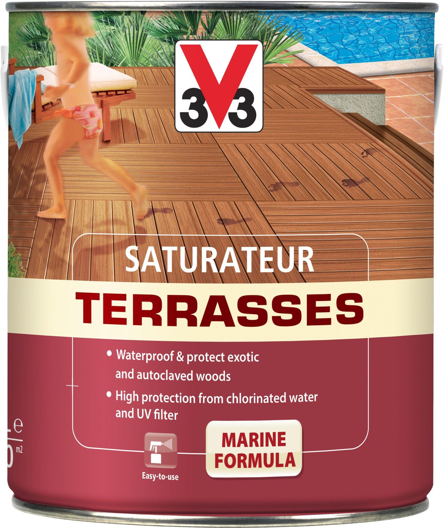 Holzöl V33 Terrace Oil Matte Oberfläche Uv-schutz