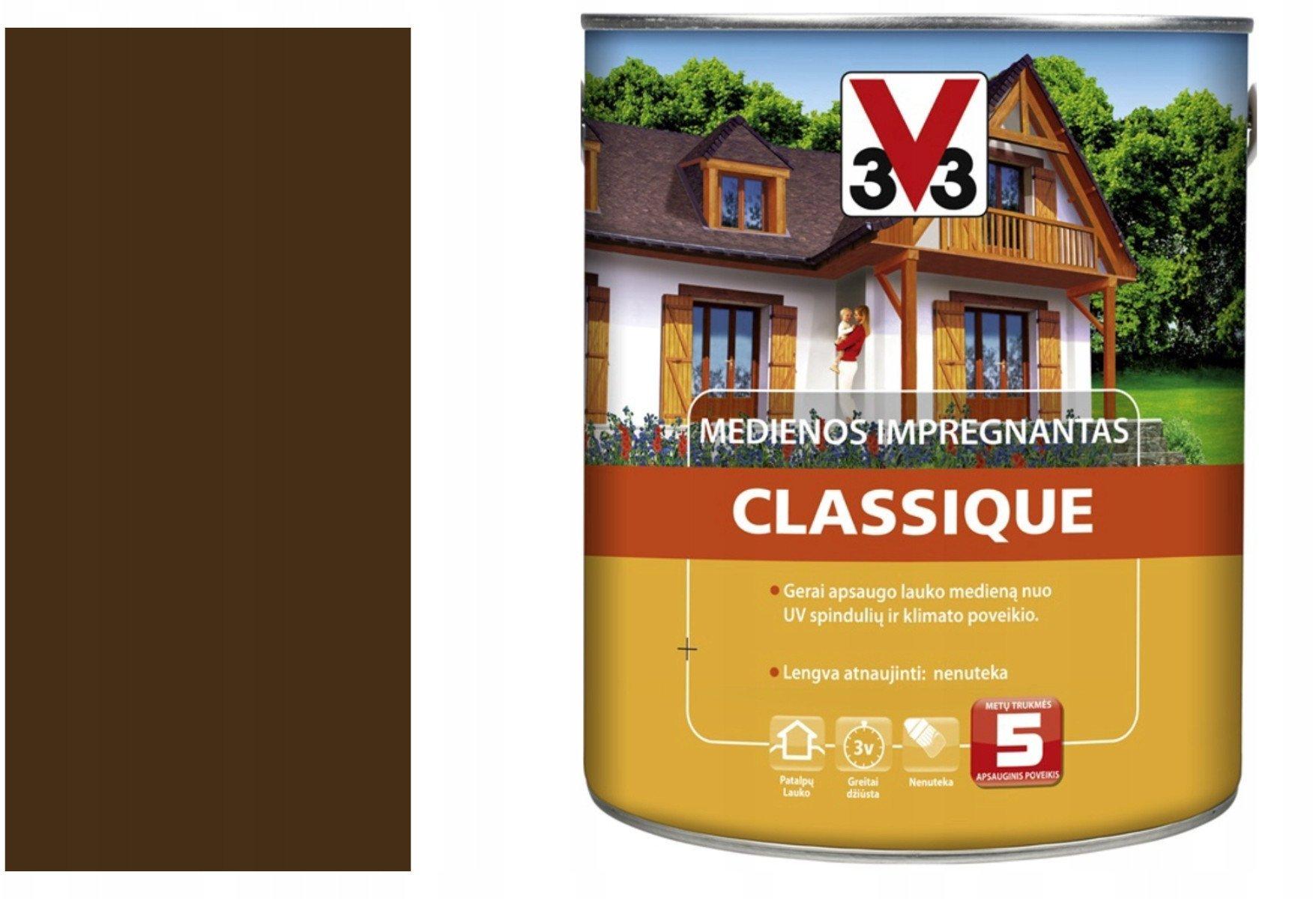 Holzimprägnierung V33 Classique Schutz Feuchtigkeit Schädlingsresistent