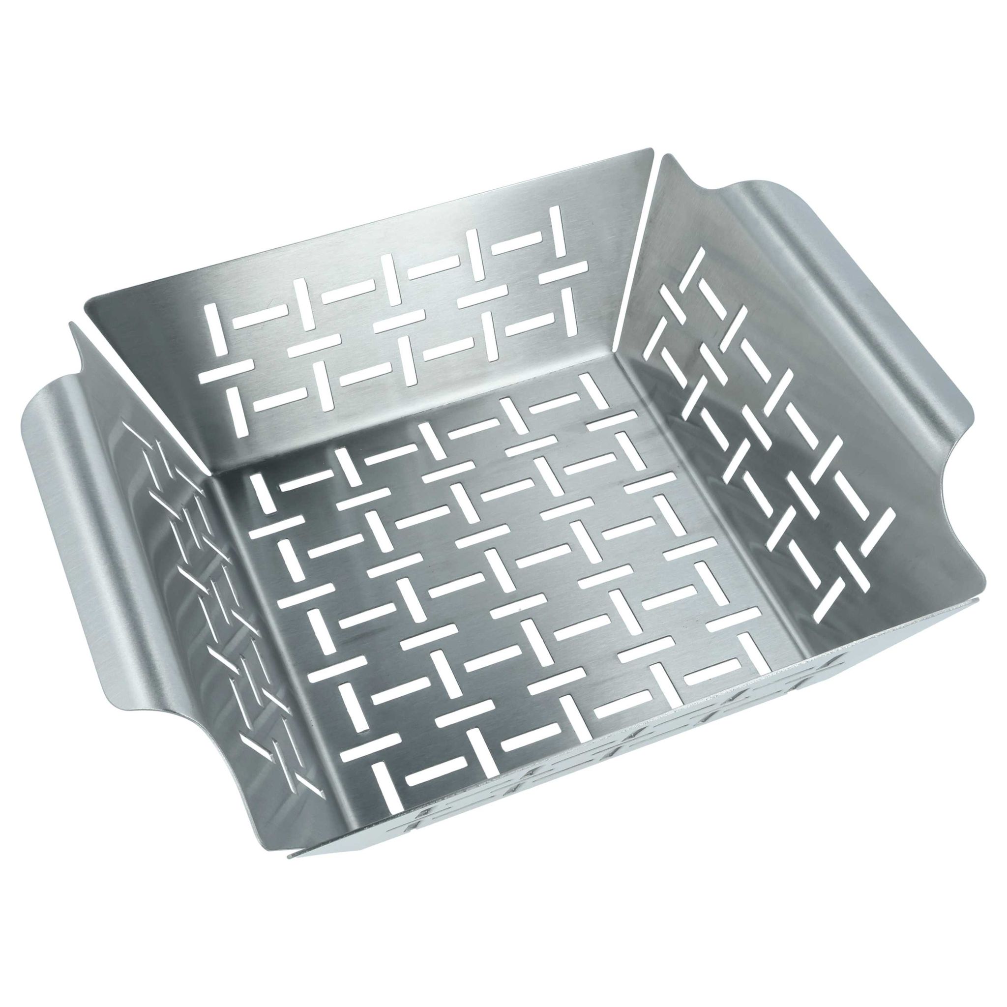 Vhbw Grillkorb Ersatz Für Weber 6481 Für Grills - Edelstahl, 22,1 X 18,2 X 6,8 Cm, Spülmaschinenfest, Für Gemüse, Fleisch & Fisch