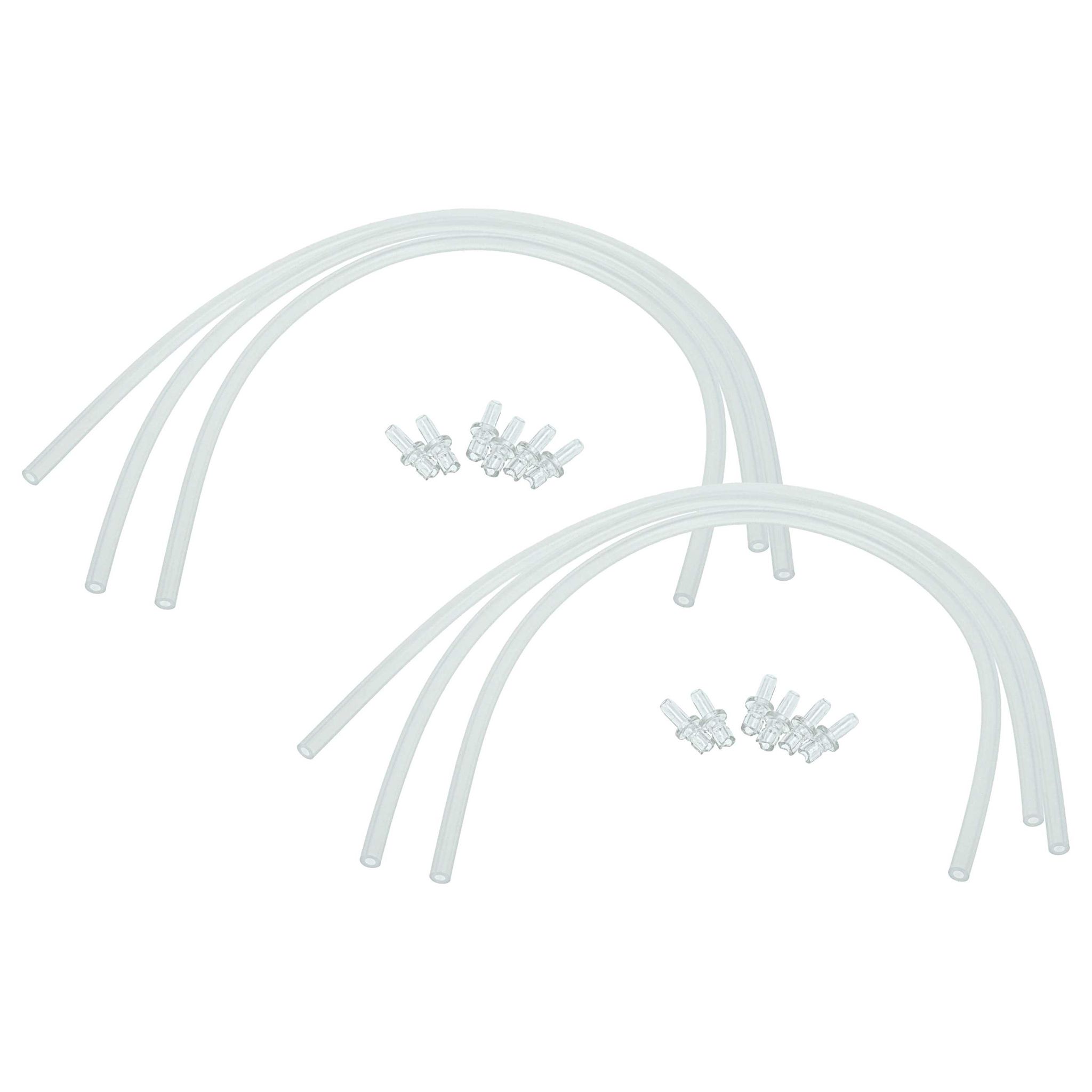 Vhbw 6x Milchschlauch-set Kompatibel Mit Jura Z6 J9, S8, J8, Z5, Z10, X5, We8 Kaffeemaschinen - 6x Anschlussadapter, 6x Milchschlauch