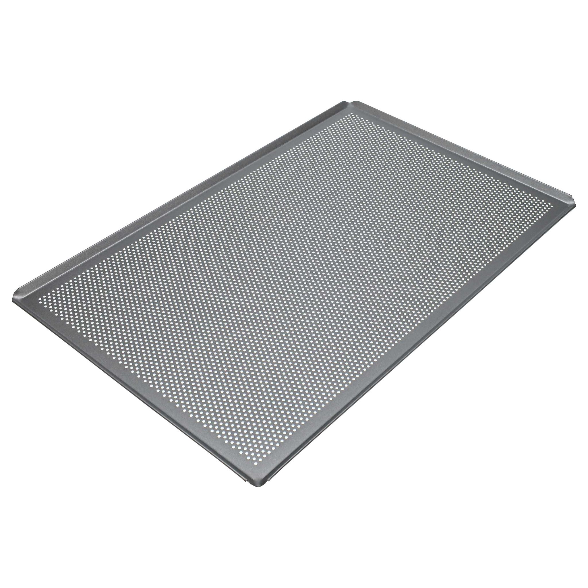 Vhbw Backblech Für Backofen 60 X 40 X 1 Cm Silber, Perforiert