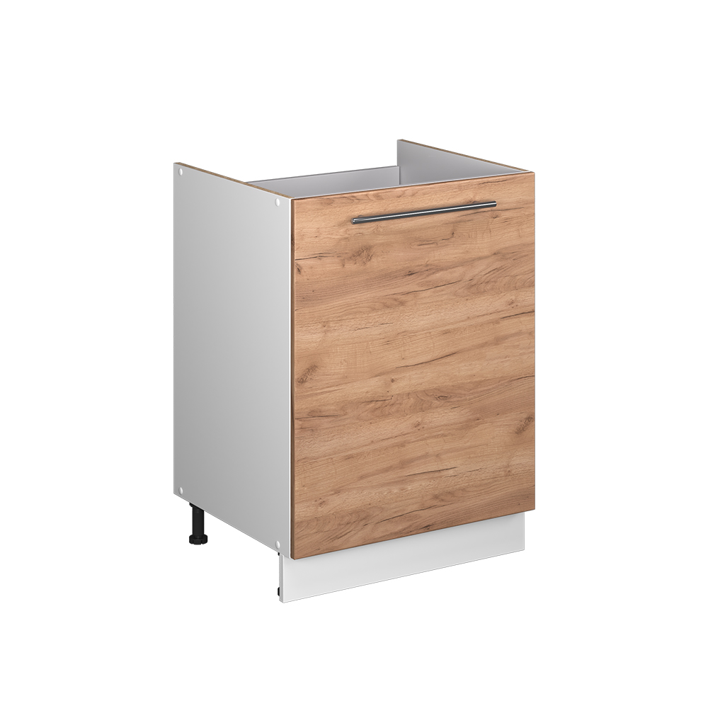 Spülenunterschrank Fame-line, Goldkraft Eiche/weiß, 60 Cm, Vicco