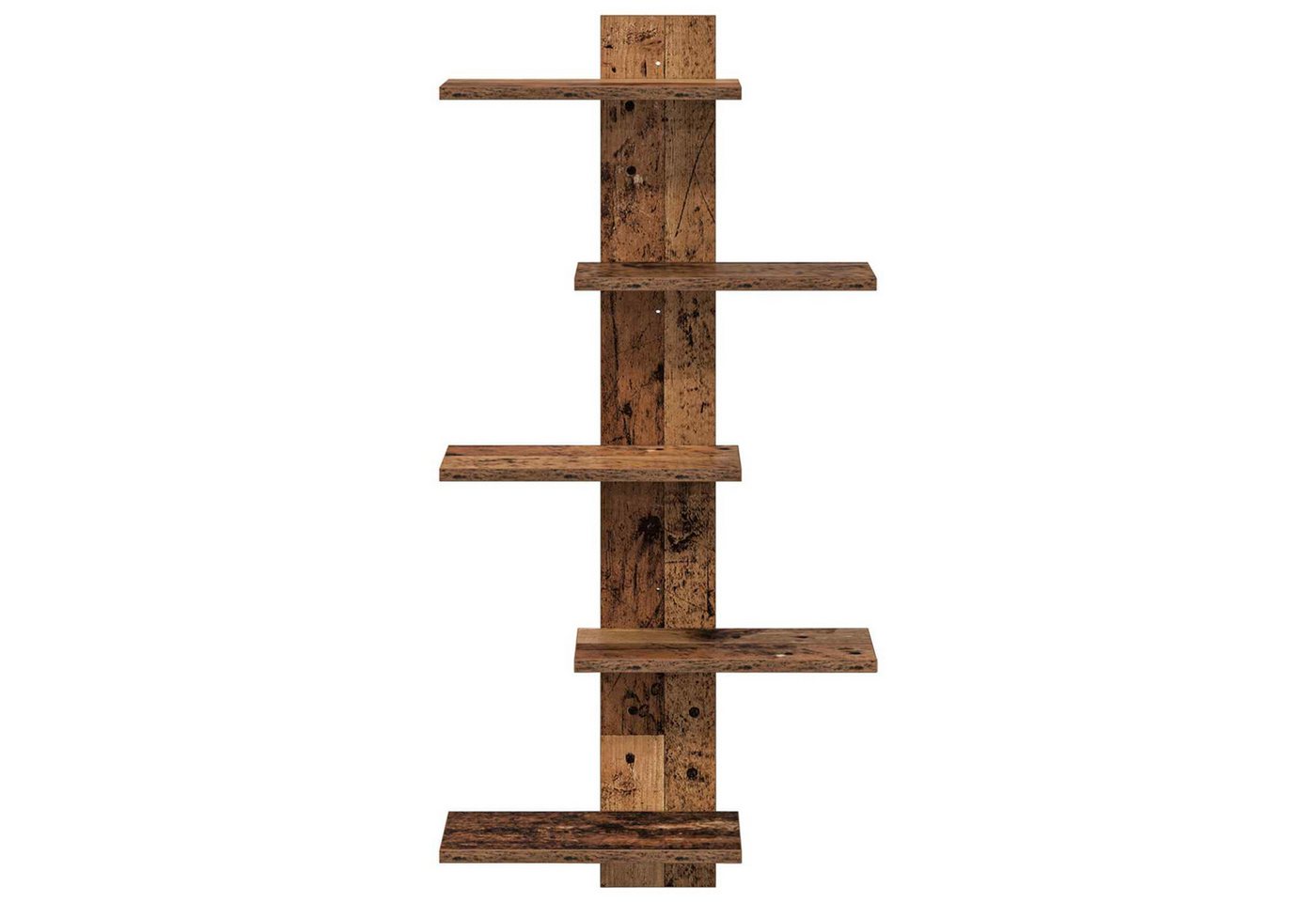 Vidaxl Wall Floating Shelf Old Wood 48.5 X 15 X 101 Cm Engineered Wood