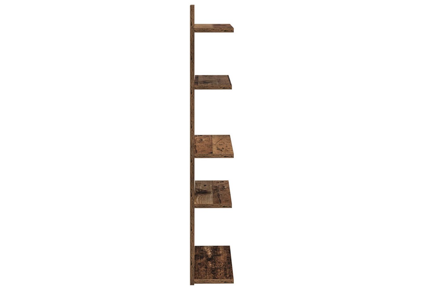 Vidaxl Wall Floating Shelf Old Wood 48.5 X 15 X 101 Cm Engineered Wood Bild 3