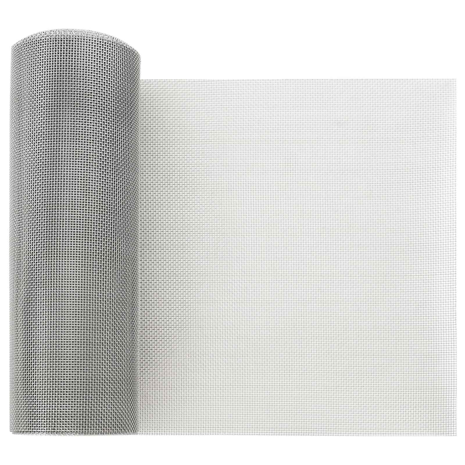 Mesh Bildschirm 20 X 1000 Cm 20 Mesh Edelstahl 201 Silber Vidaxl