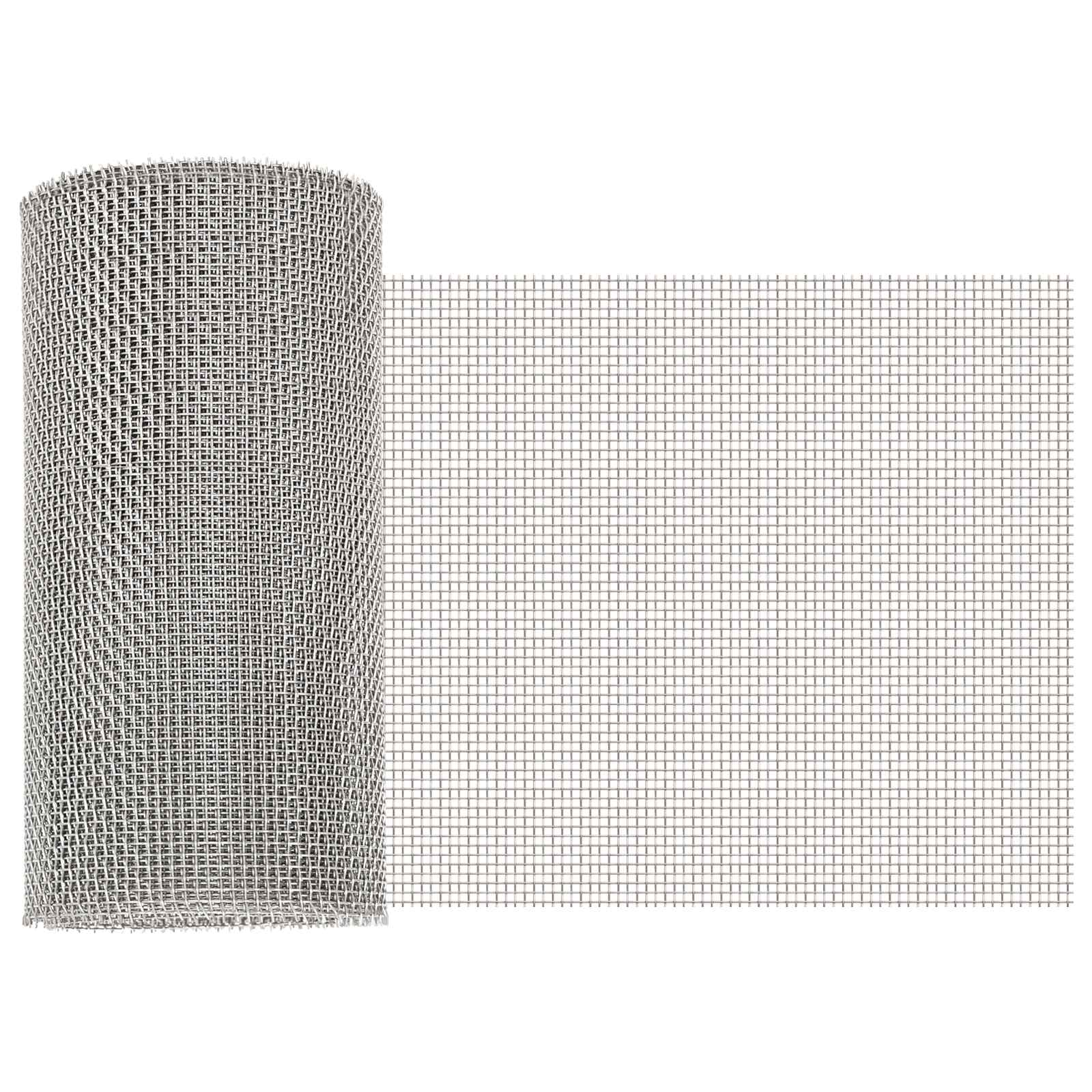 Mesh Bildschirm 20 X 1000 Cm 8 Mesh Edelstahl 201 Silber Vidaxl