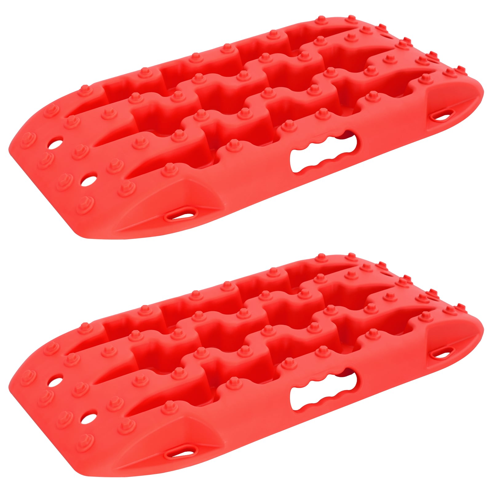 Traktionsplatte 2 Stk. Rot 57,5 X 30,5 X 5,5 Cm Vidaxl