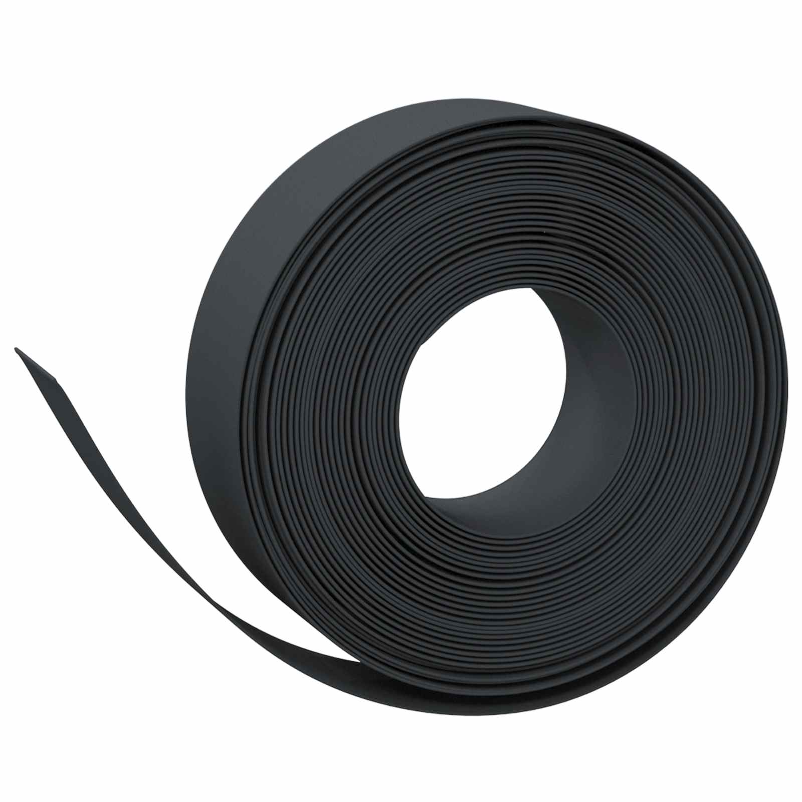Vidaxl Garden Edging 25 M 15 Cm Pe Black