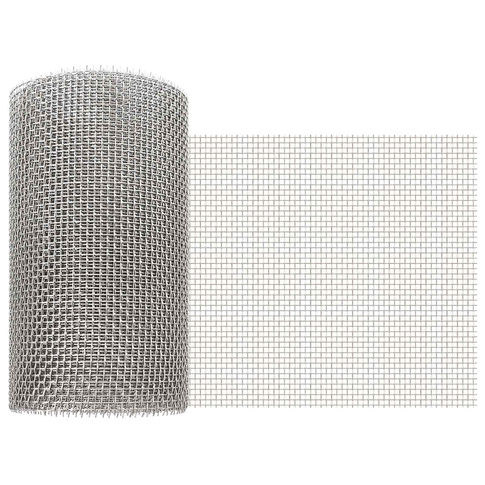 Mesh Bildschirm 20 X 500 Cm 6 Mesh Edelstahl 201 Silber Vidaxl