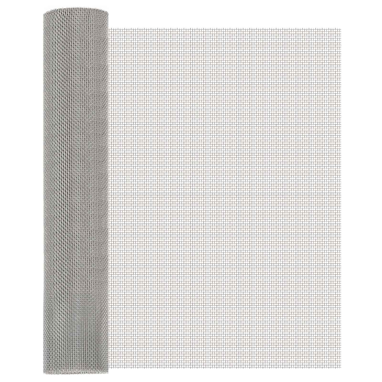 Mesh Bildschirm 60 X 1000 Cm 8 Mesh Edelstahl 201 Silber Vidaxl