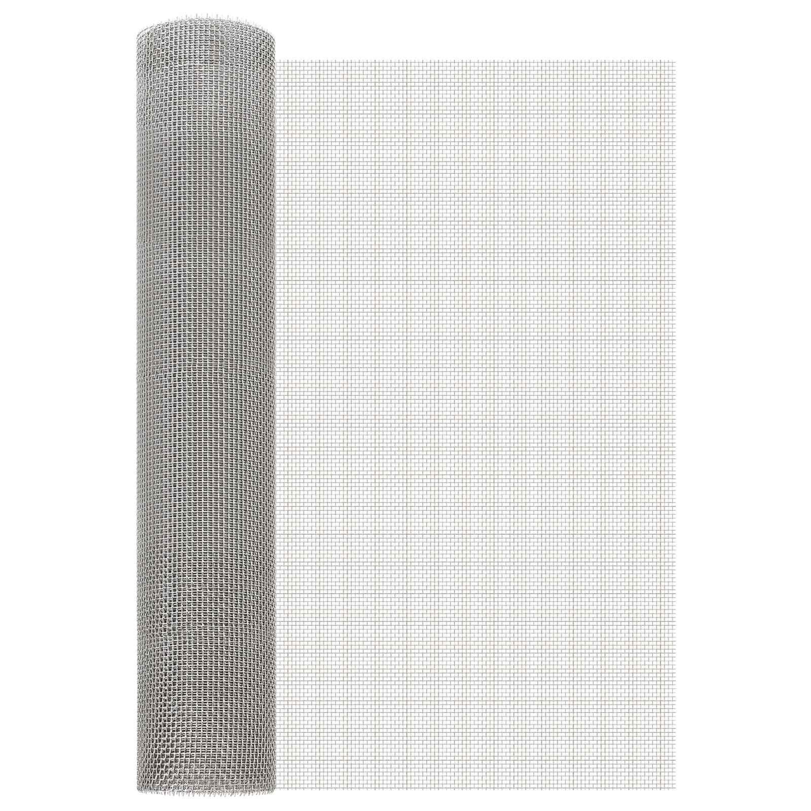 Mesh Bildschirm 60 X 500 Cm 6 Mesh Edelstahl 201 Silber Vidaxl