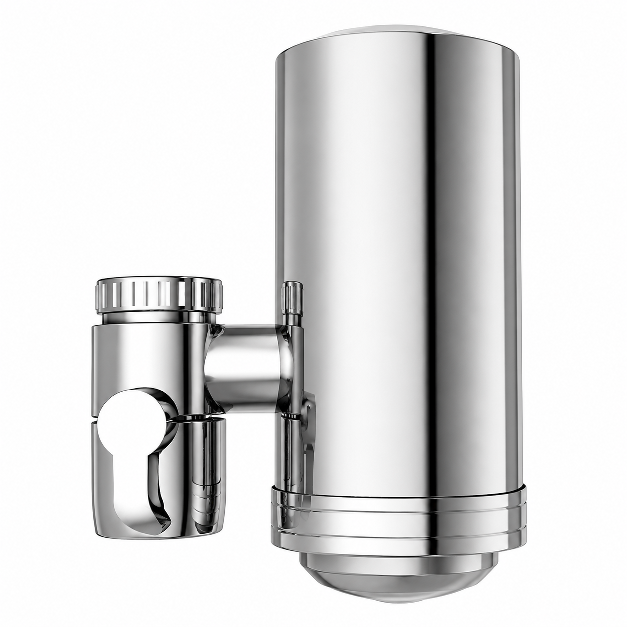 Viesta® Wf100 Wasserhahnfilter Edelstahl 304 3-fach Keramik + Aktivkohle + Uf-membran 0,01 Μm Inkl. 2 Wf-f1 Bis Zu 2.400 L Mit Umschalter & Adapter