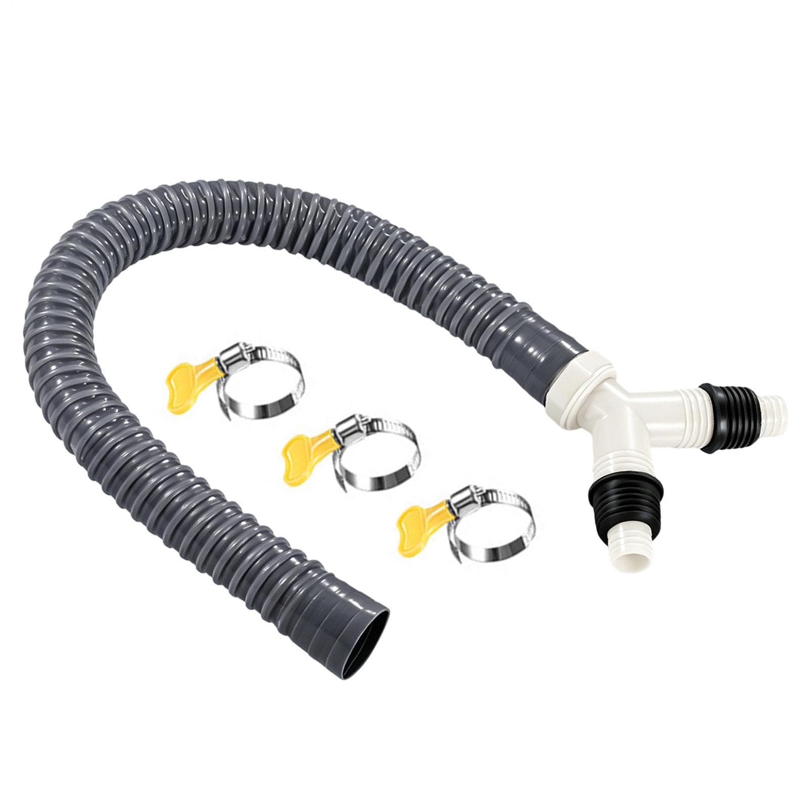 Ablaufschlauchadapter Für Waschmaschinen Rückflussverhinderer, Auslaufschutz Ablaufschlauchverteiler Für Verschiedene Geräte – Für Geschirrspüler, Wohnung, Badezimmer, Waschküche