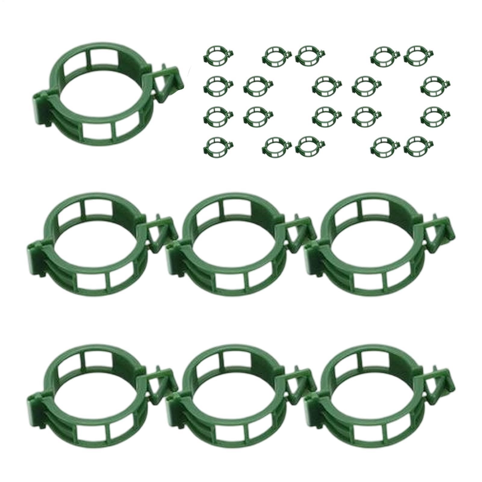 Packung Mit 100 Stabilen Und Wiederverwendbaren Halteclips – Sichere Befestigung Für Tomaten, Gartenpflanzen, Weinreben, Trauben, Stängel, Balkonpflanzen, Beeren, Gemüse, Zweige Und Blätter