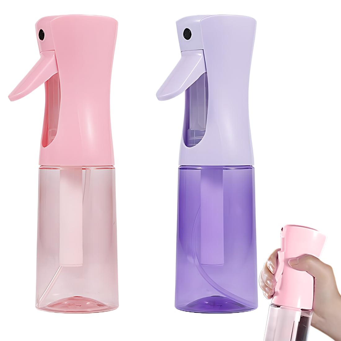X 200 Ml Leere, Wiederverwendbare Haarsprayflasche Mit Feinem Sprühnebel Für Die Haare