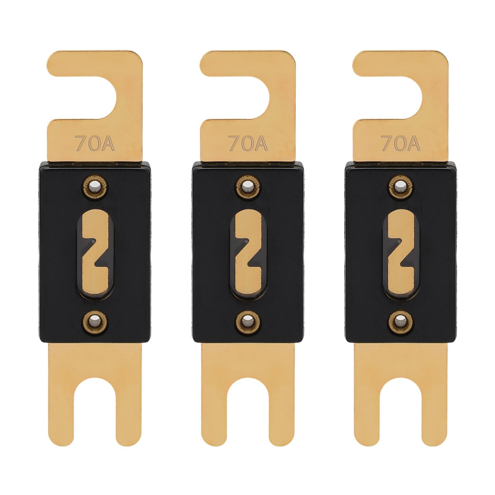 Anl 70a 32v Sicherung, Anl-70a Flachsicherungen Für Autos, 70 Ampere 32vdc Für Den Schutz Von Auto-audioanlagen (3er-pack)