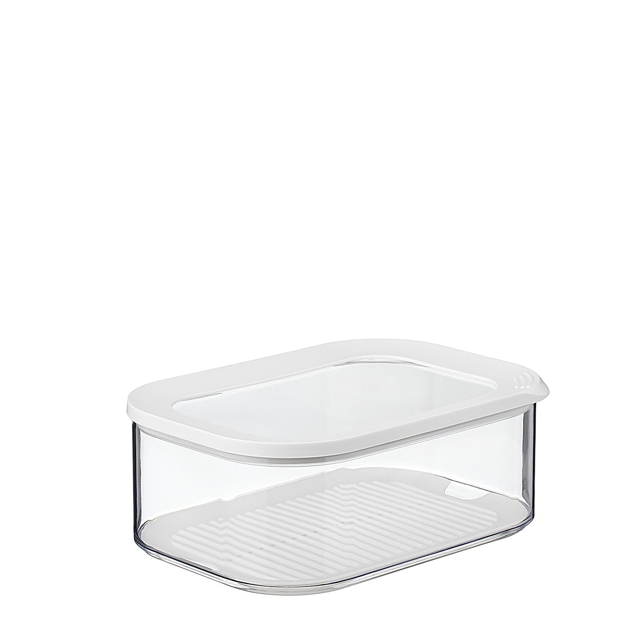 Käsebox – Aufbewahrungsbox Mit Deckel – Für Käsestücke Und -scheiben – Luftdichter Behälter – Küchenaufbewahrungsbox – 2000 Ml – Weiß
