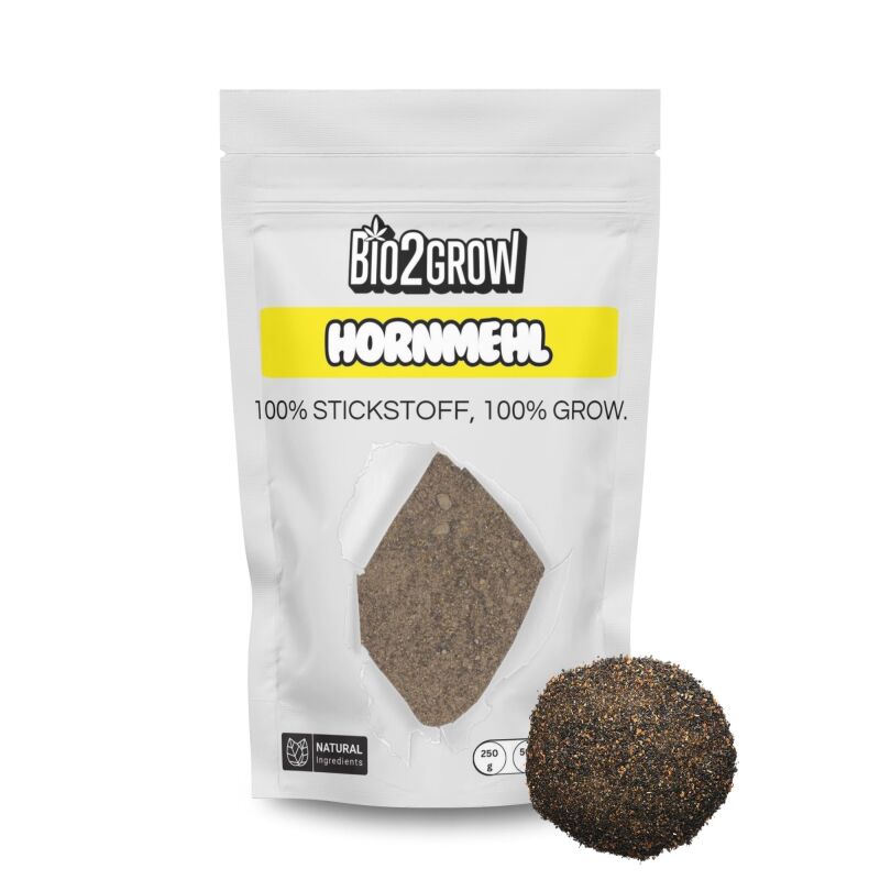Bio2grow Hornmehl 1 Kg – Organischer Stickstoffdünger