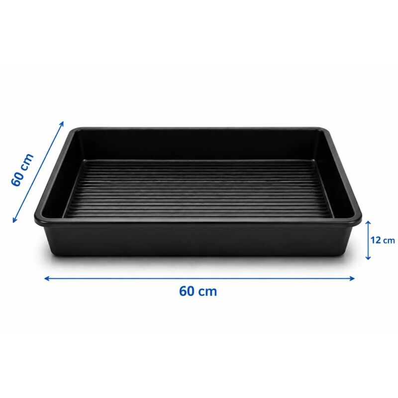 Pflanzenschale Hart-plastik 60 X 60 X 12 Cm – Anzuchtschale Rechteckig