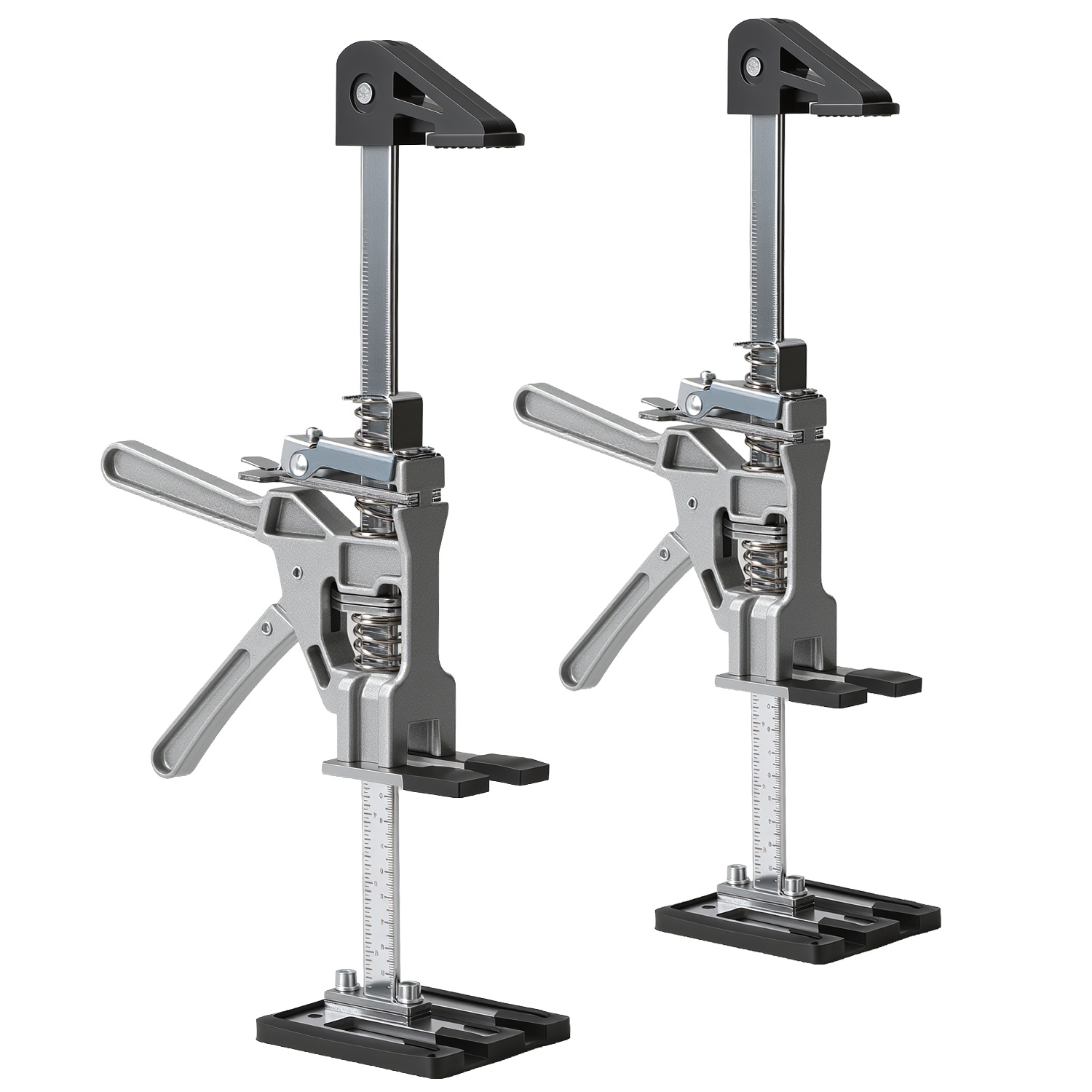 Wolketon Möbelheber Set 2 Stück, Verstärkter Montageheber Mit Skala, Fein Einstellbar 0-23 Cm, Für Möbel Und Platten, Bis 150 Kg