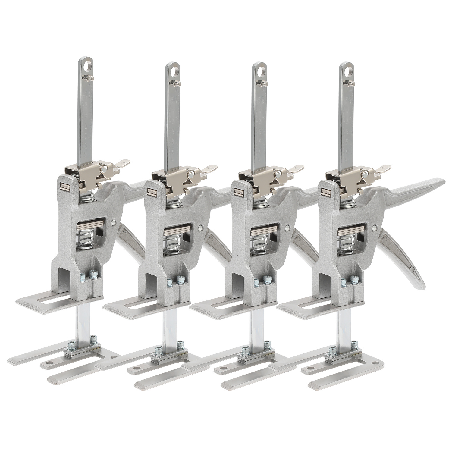 Wolketon Möbelheber 4er Set Bis 150 Kg, Höhenverstellbarer Hebearm Mit Skala, Montagehilfe Für Möbel Türen Fenster Platten