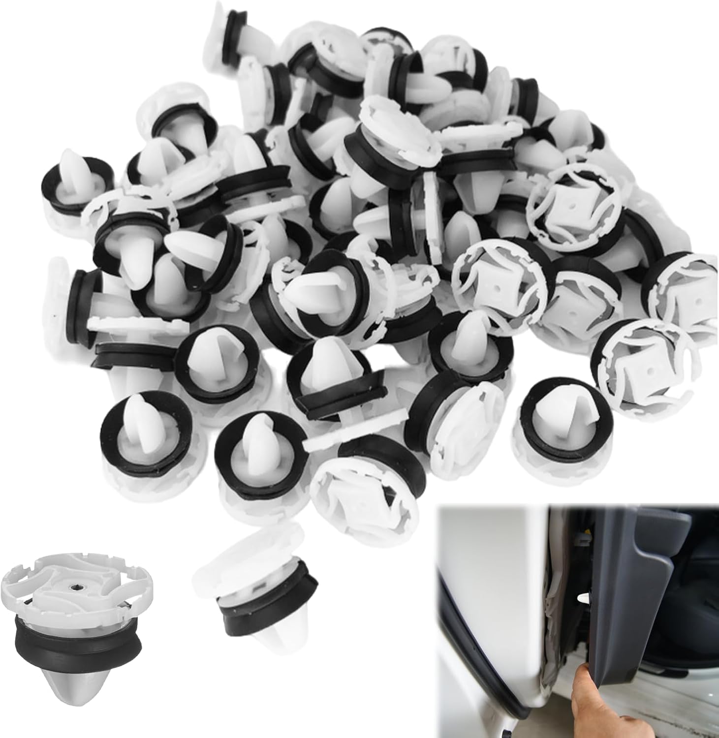 Befestigungsclips Für Peugeot 207, 30 Stück, Kunststoffnieten, 22 Mm Durchmesser, Für Türverkleidungen