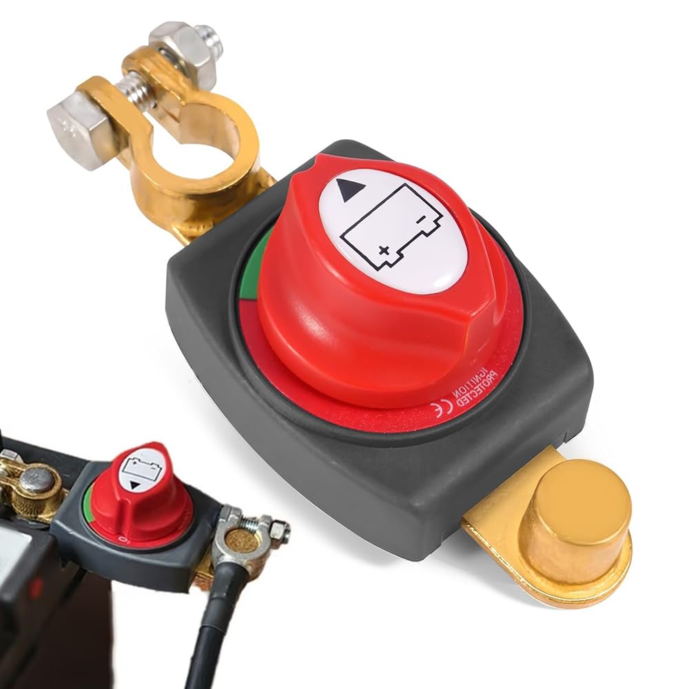 Batterietrennschalter, 12–48-v-batterietrennschalter, Kfz-batterietrennschalter, Wasserdichter Batterietrennschalter, Batterieschalter Für Auto, Lkw, Yacht